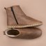 Atlantis Handmade Womens Boots Zaragoza Brown Color Leather
