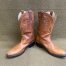 Durango Cowboy Rancher Farmer Stitching Brown Leather Boots