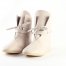 Gift Real Leather White Summer Boots Light Cattle Leather