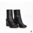 Tabi Split Toe Mens Womens 8cm Heel Leather Boots EU35-47