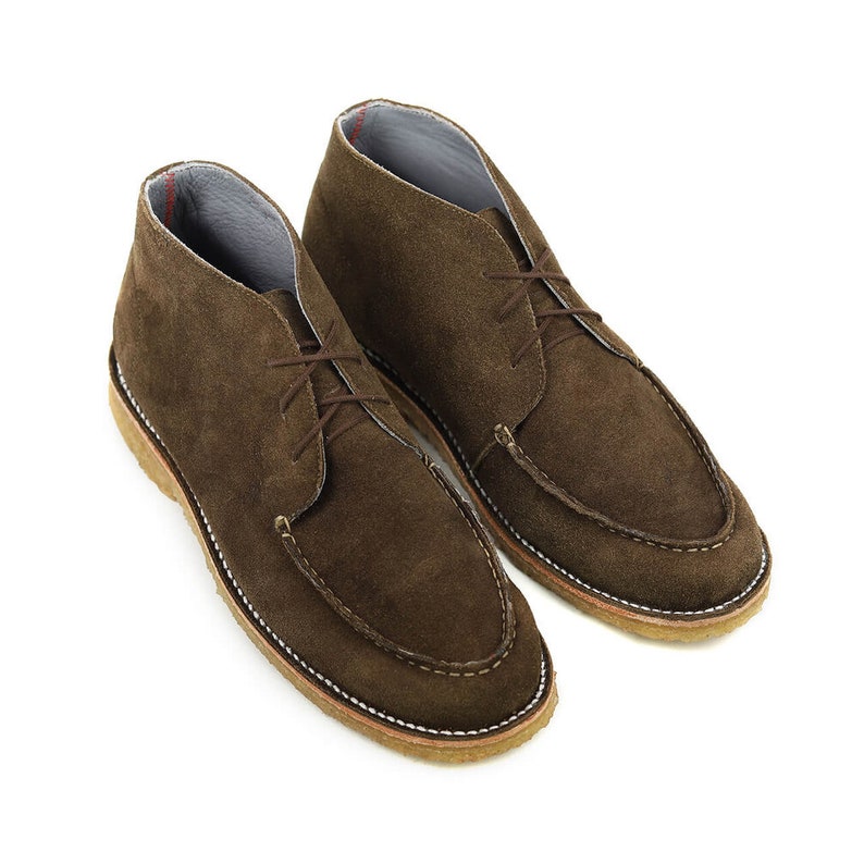 Moc-toe Chukka green Suede