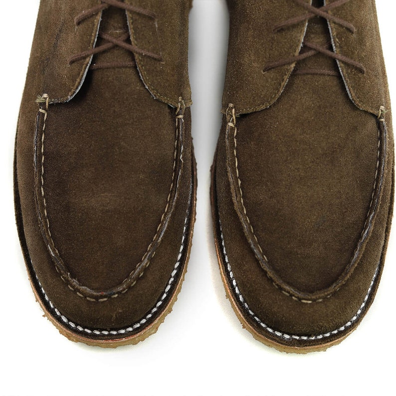 Moc-toe Chukka green Suede