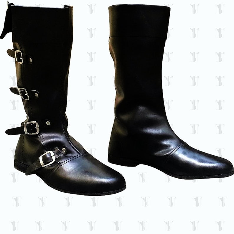 Noirtide Medieval Leather Boots RENAISSANCE Viking Pirate