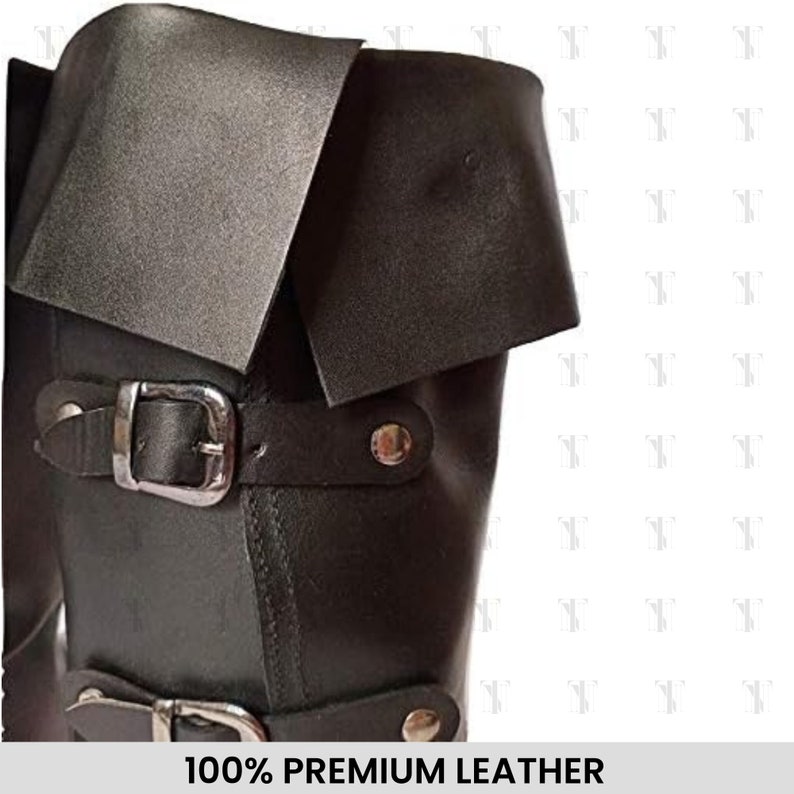 Noirtide Medieval Leather Boots RENAISSANCE Viking Pirate