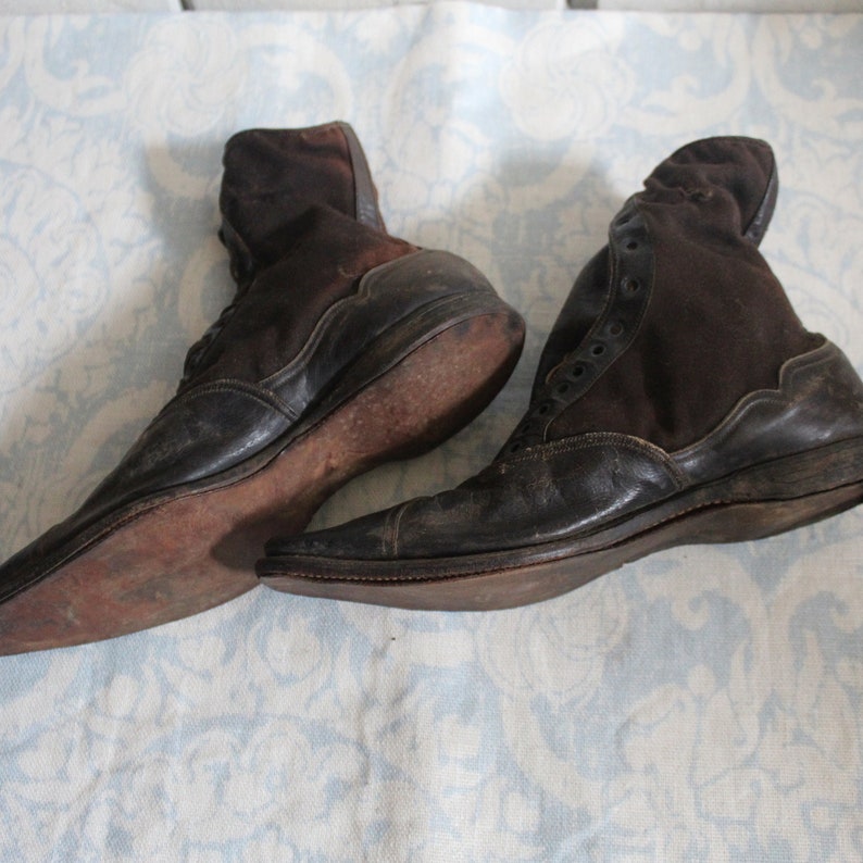 Children's Victorian Lace up Shoes Boots