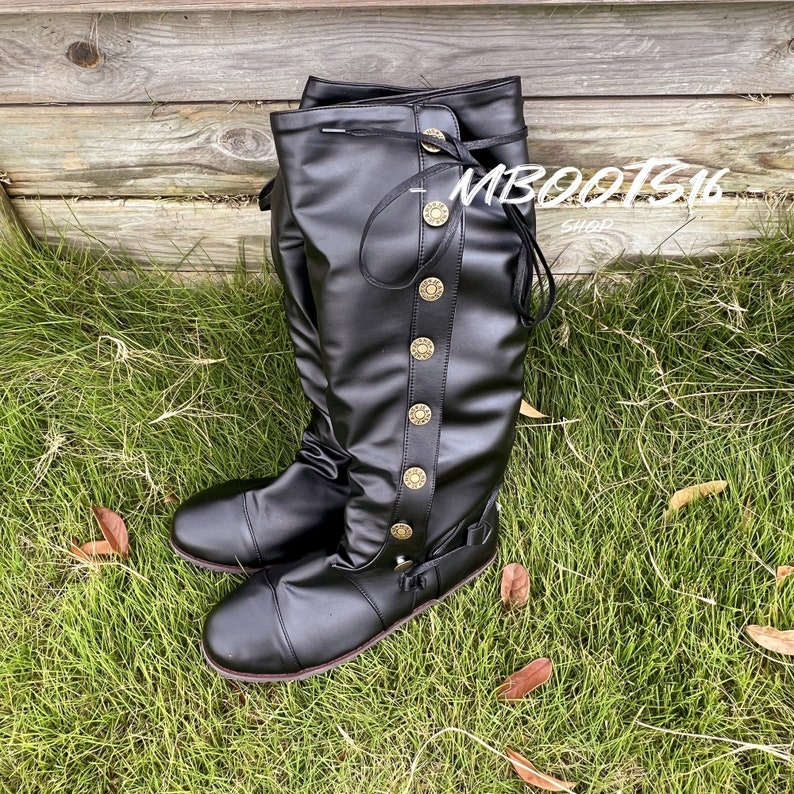 Medieval Viking Boots Renaissance Boots Handicraft Medieval