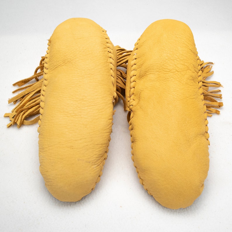 Handmade Moose or Elk Hide Moccasins