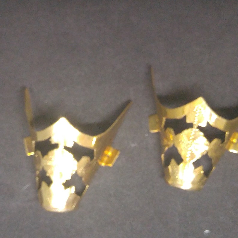 Vintage Copper Toe Boot Tips.
