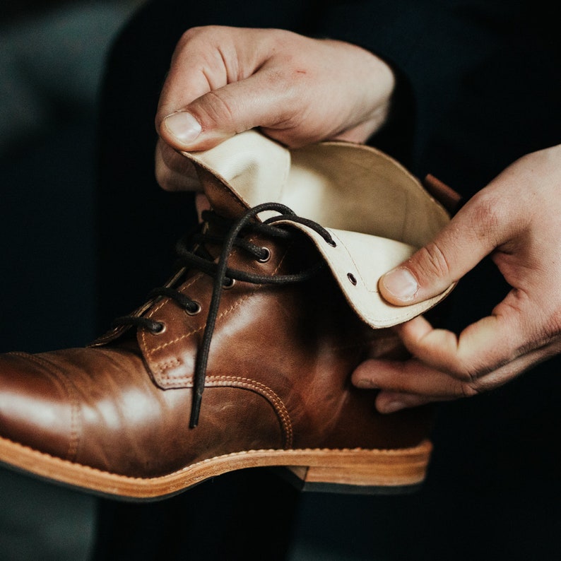 Handmade Boots Men Mens Leather Boots Mens Boots Man Lace-up