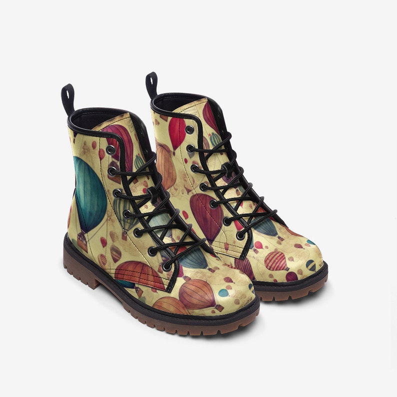 Boho Hot Air Balloons Lightweight Casual Boots