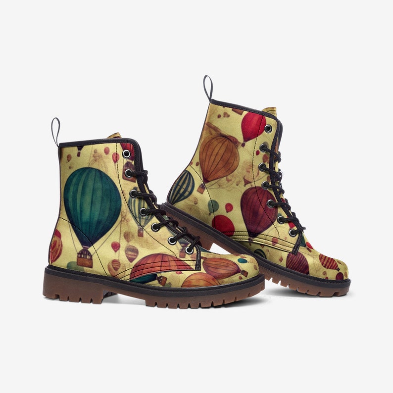 Boho Hot Air Balloons Lightweight Casual Boots