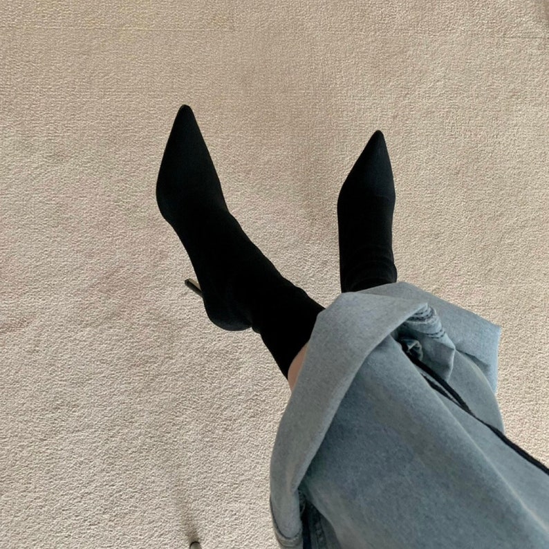 Knit Stiletto Heel