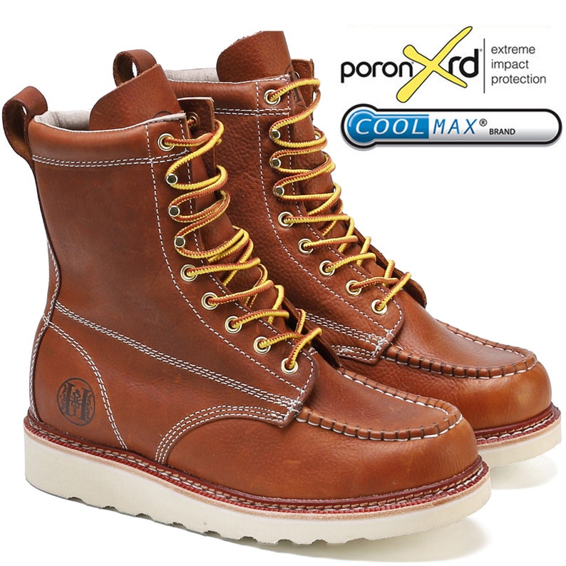 HANDMEN Stylish Classic 8 Suretrack Soft Toe Mens Work