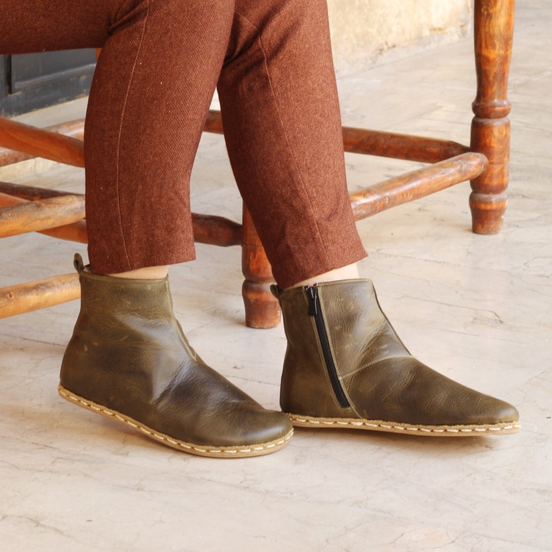 Shearling Ankle Barefoot Women Boots Crazy Vision Zero
