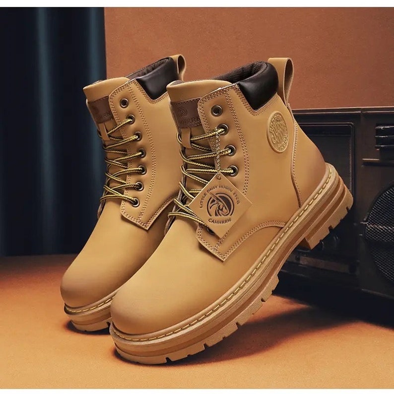High Top Boots Men / Timberland Style Shoes /fashion