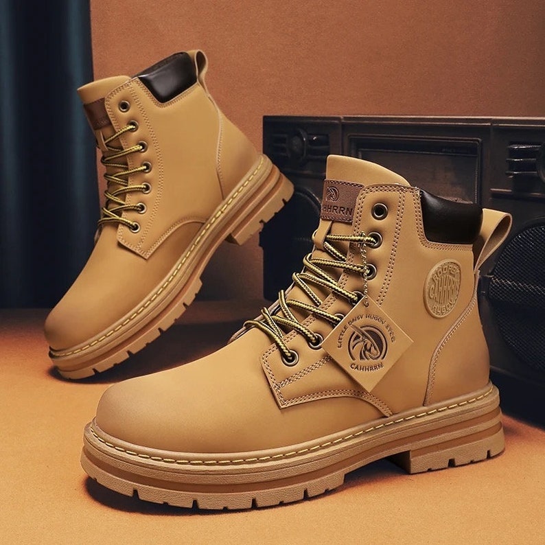 High Top Boots Men / Timberland Style Shoes /fashion