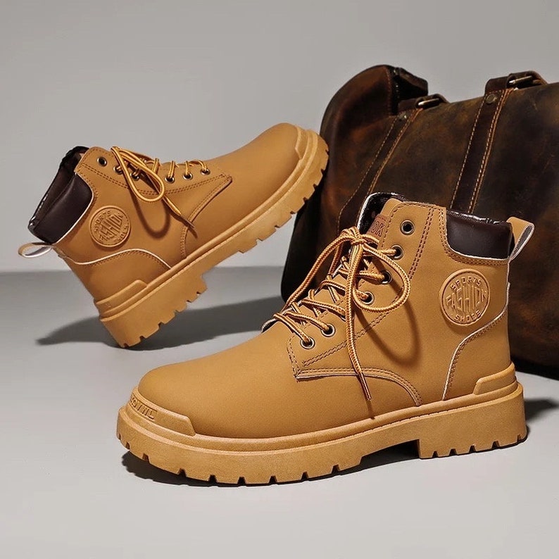 High Top Boots Men / Timberland Style Shoes /fashion