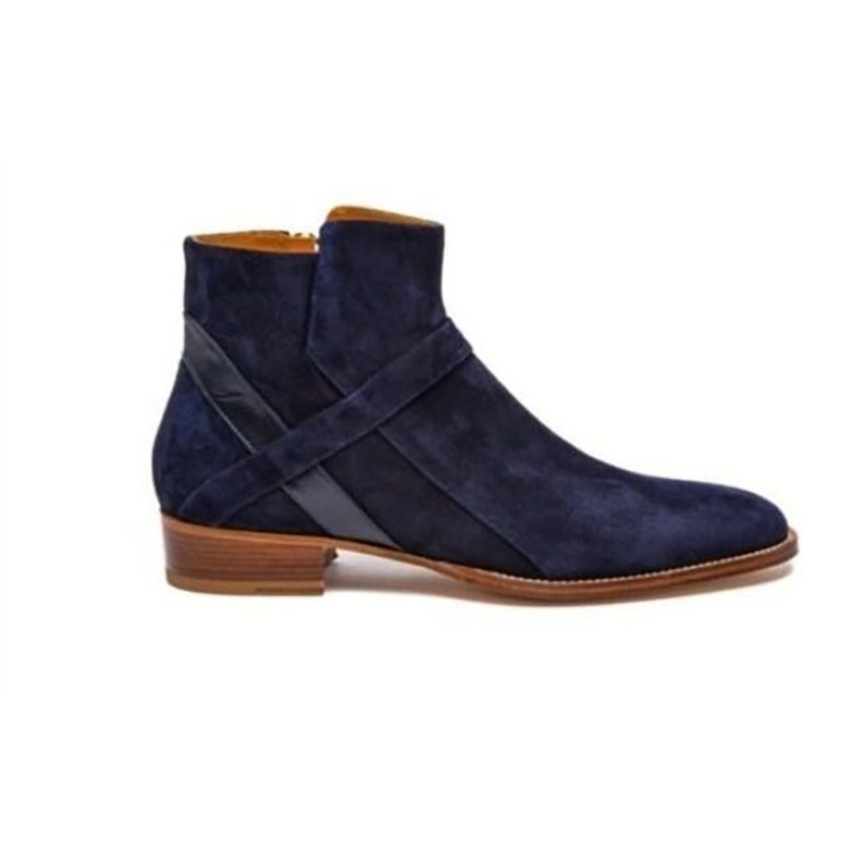 Leather Boots Men Men's Work Boots Ankle Boots