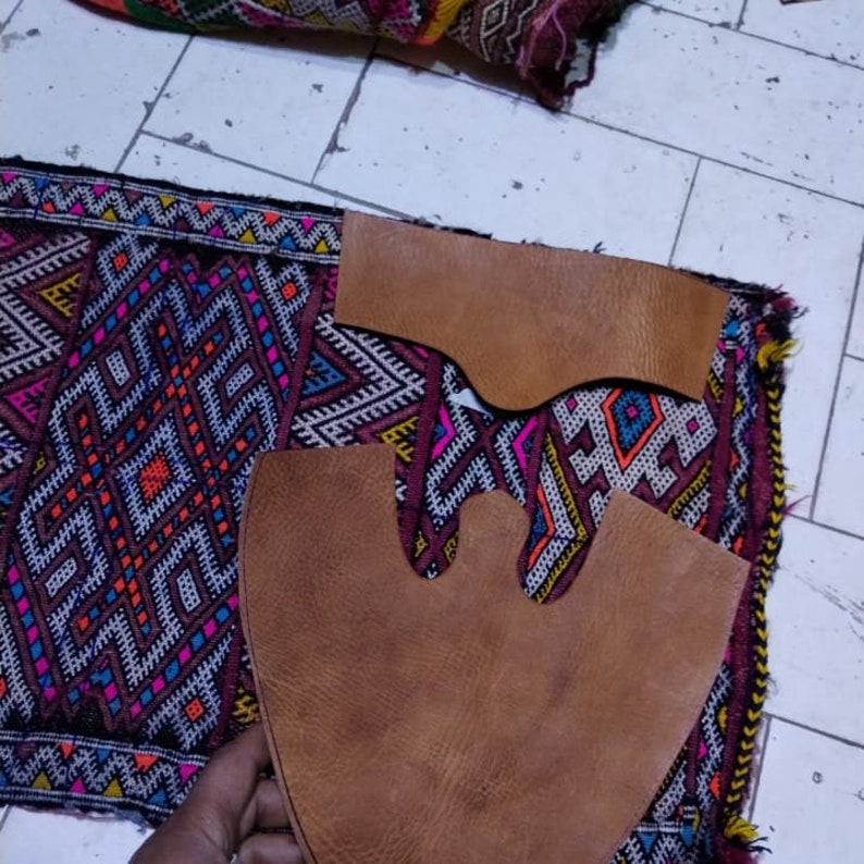Handmade Leather Boots Women Boots With Vintage Moroccan
