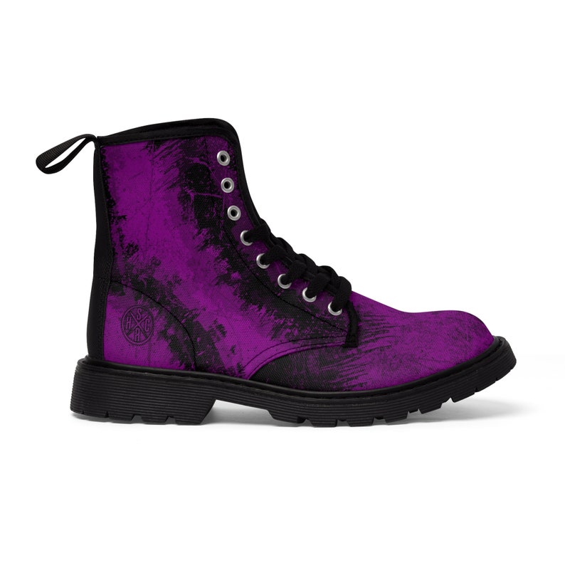 Canvas Boots Pink Hardcore Street Apparel