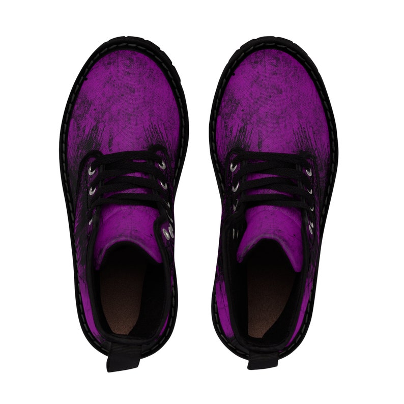 Canvas Boots Pink Hardcore Street Apparel