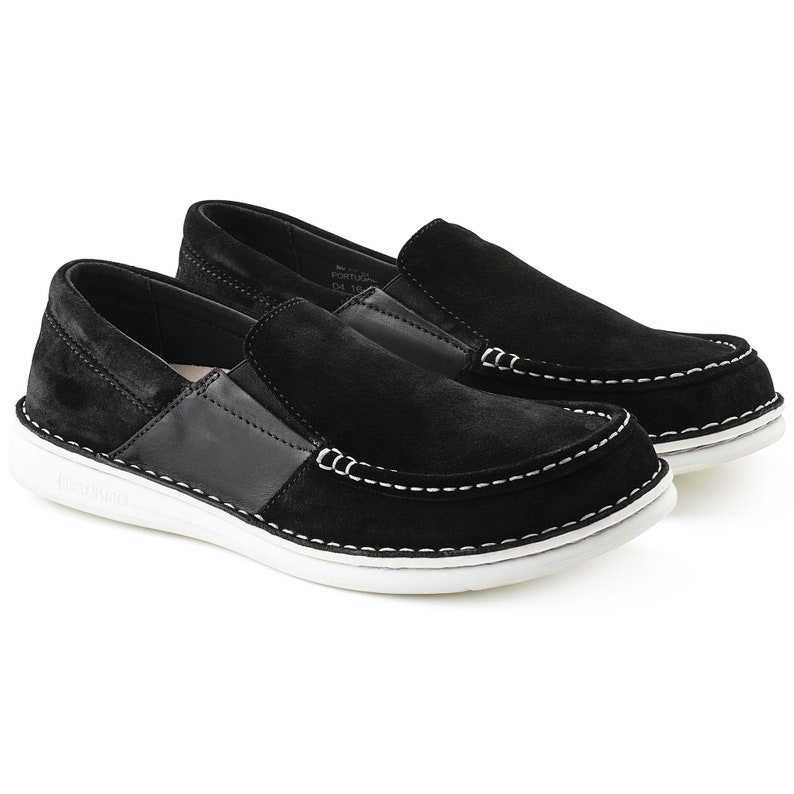 Brand New Birkenstock Men's Duma Suede Leather Shoes Black