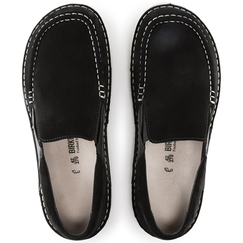 Brand New Birkenstock Men's Duma Suede Leather Shoes Black
