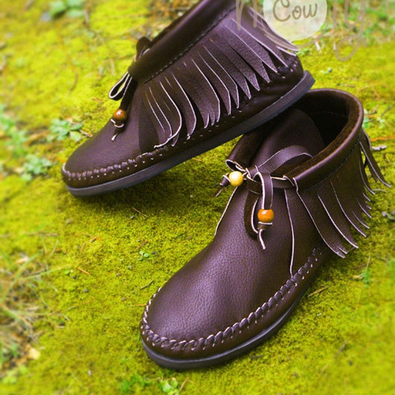 Brown Leather Moccasins Moccasins Women Womens Shoes