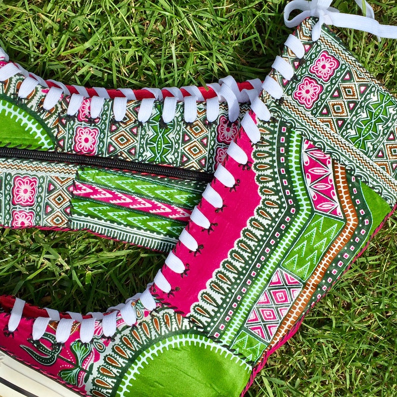 Sneaker Boots Funky Boots Size 8 Size 11 Dashiki
