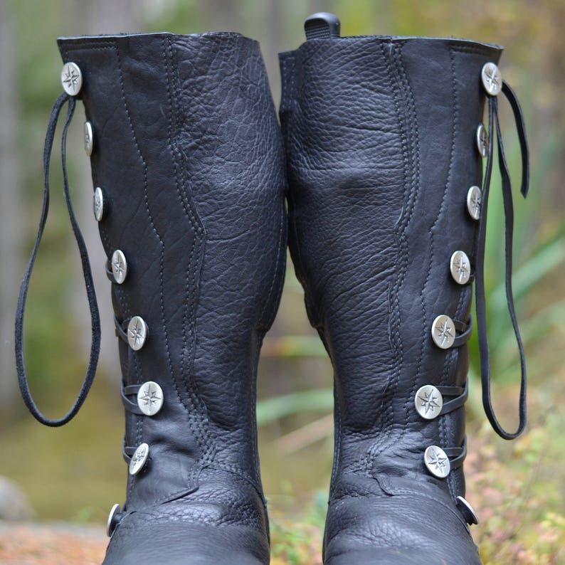 Jack Burton Action Boots With Hidden Boot Knife: Made to Order
