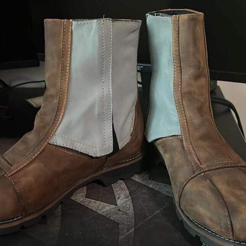 Star Wars Mando Cosplay Boots Mandalorian Star Wars Genuine