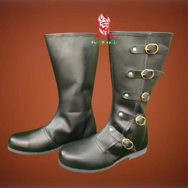 Medieval Boots Leather Shoes RENAISSANCE Viking Pirate