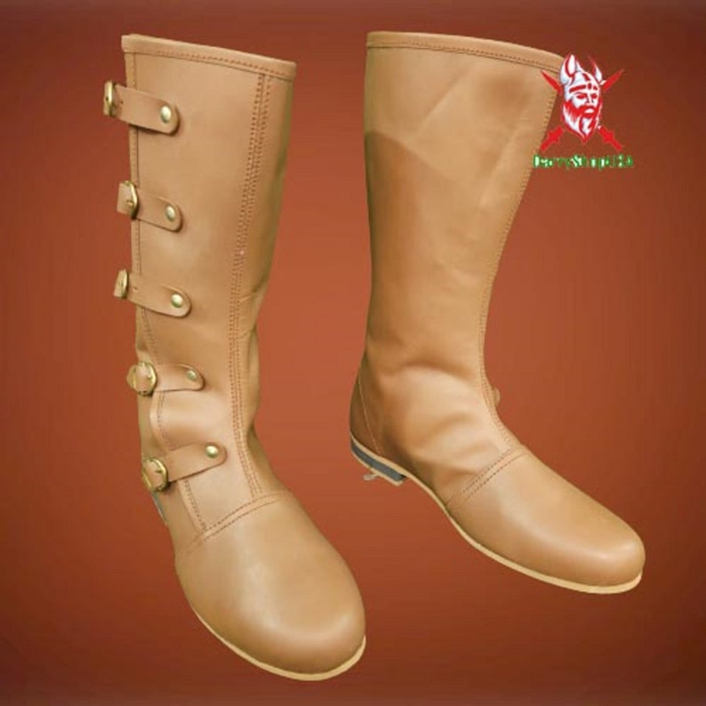 Medieval Boots Leather Shoes RENAISSANCE Viking Pirate