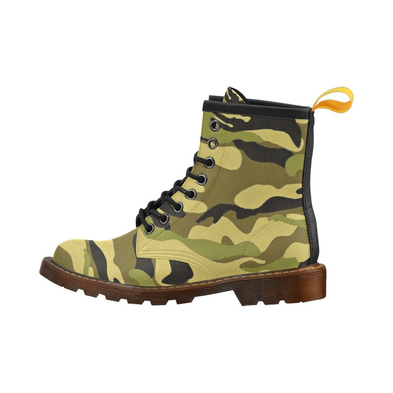 Men's High Grade Synthetic Leather Camouflage 3 Jungle