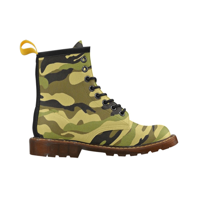 Men's High Grade Synthetic Leather Camouflage 3 Jungle