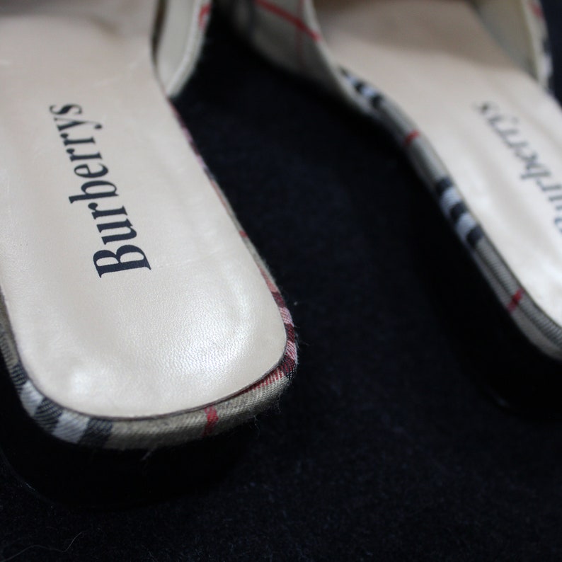 Burberry Sandals Women DEADSTOCK Shoes Nova Check Burberrys