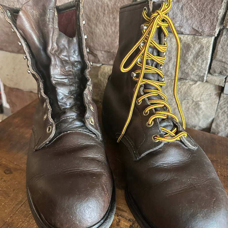 Vintage Red Wings Insulated Super Sole 8 Boots 01212