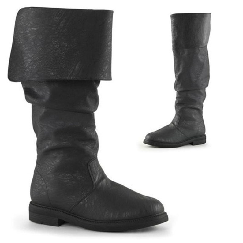 Renaissance Leather Boots Viking Costume Cosplay Shoes