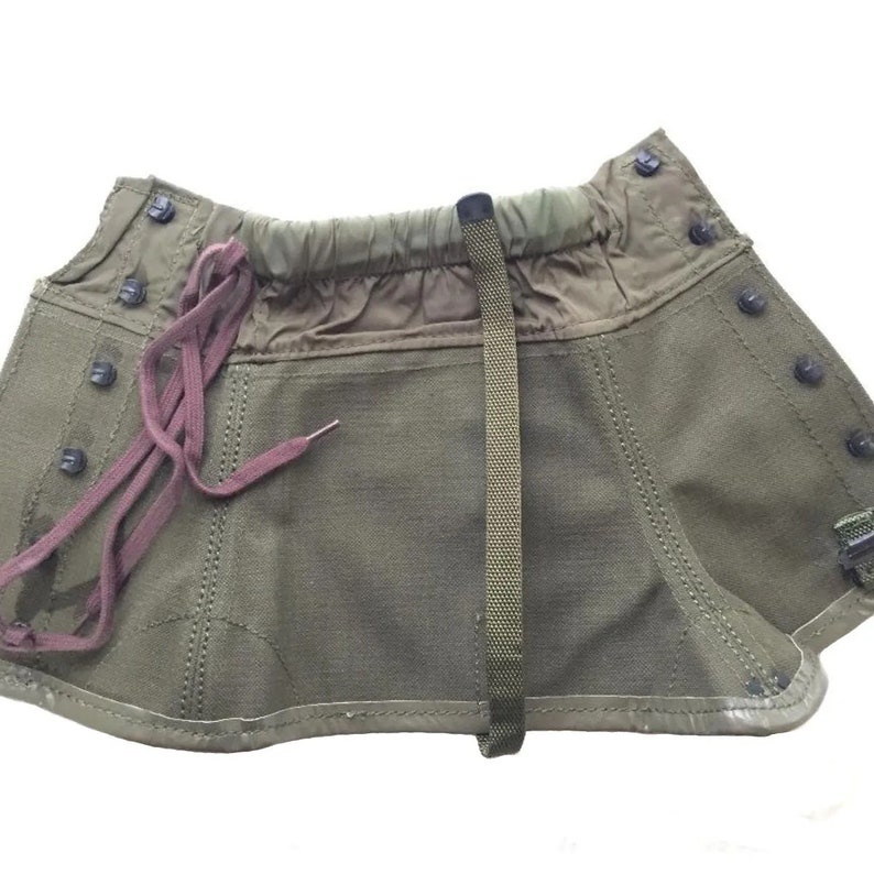 NEW ORIGINAL Italian Army Canvas Gaiters Olive