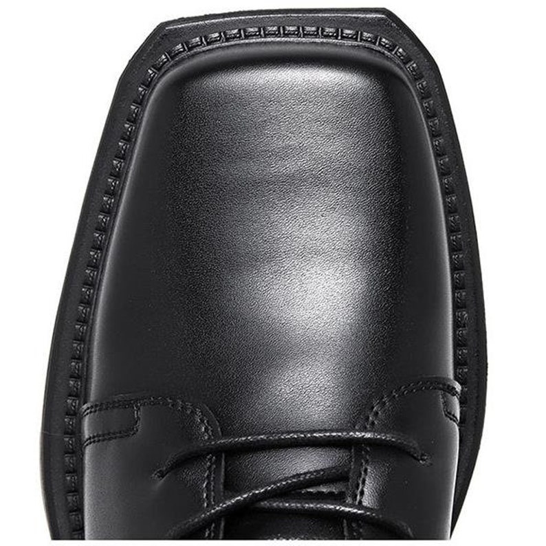 Men Fashion Square Toe Ankle Boots Lace up Motorcycle Style