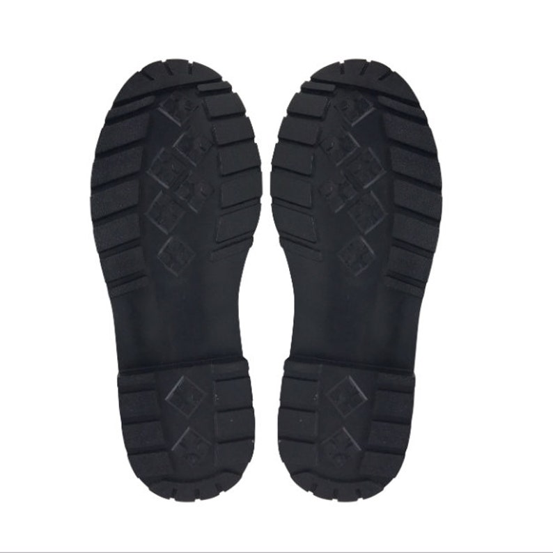Black White Diamonds Boots Combat Style Men's