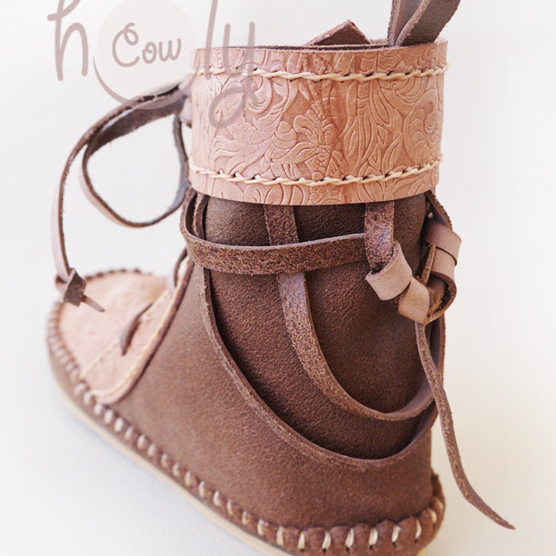 Brown Leather Moccasins Leather Boots Mens Moccasins Womens