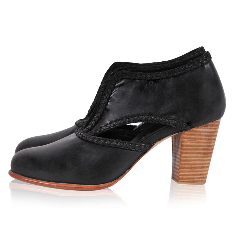 SPIRIT WALKER. Green Boots / Leather Booties / Women Shoes /