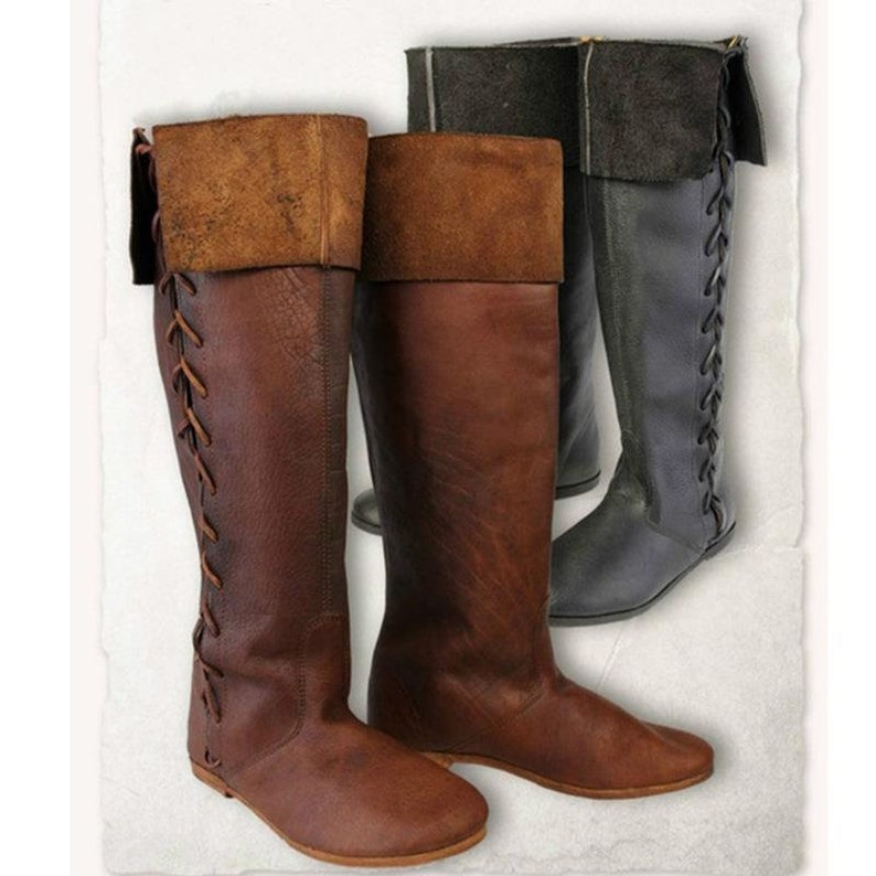 Renaissance Medieval Viking Boots Unique Gothic Cosplay