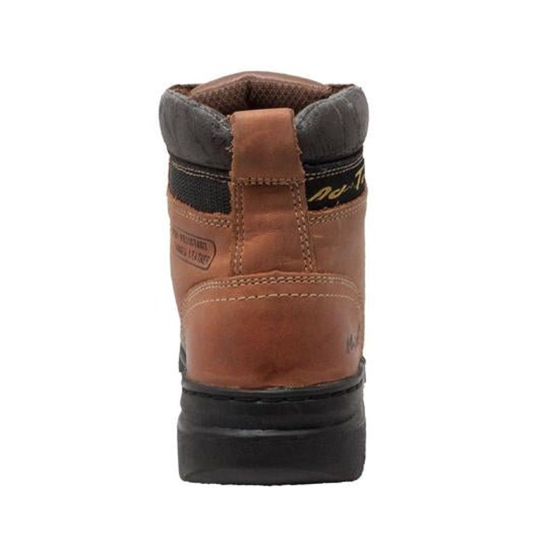 Mens 6 Hiker Brown Leather Boots