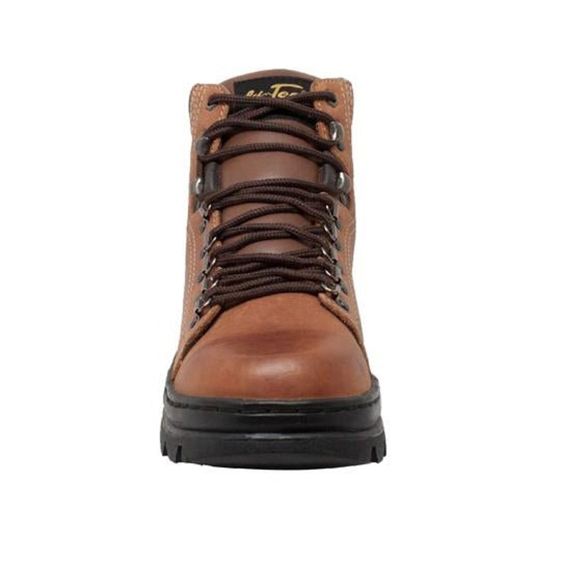 Mens 6 Hiker Brown Leather Boots