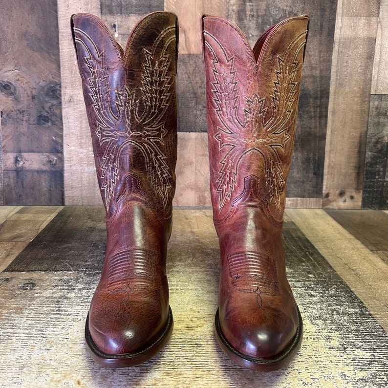 Lucchese 1883 Crayton N7697R Mad Dog Cowboy Boots Mens 11 D