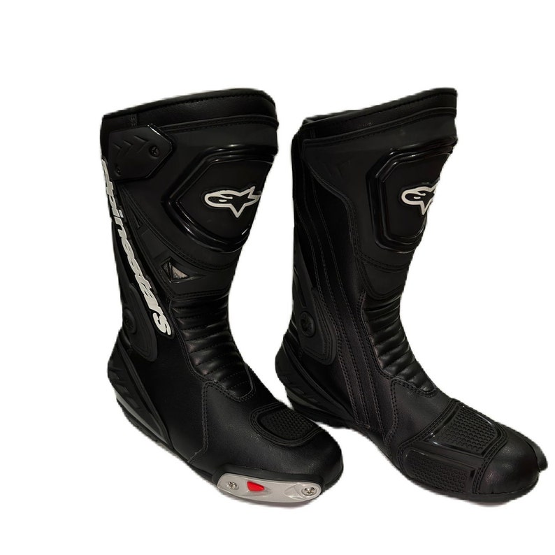 New GP Pro Motorcycle Racing Boots Motorbike Shoes Leather CE