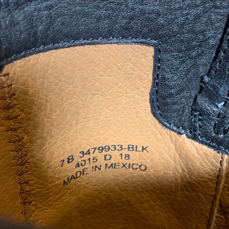 Frye Black Leather Boots Mid Pull up With Heel Size