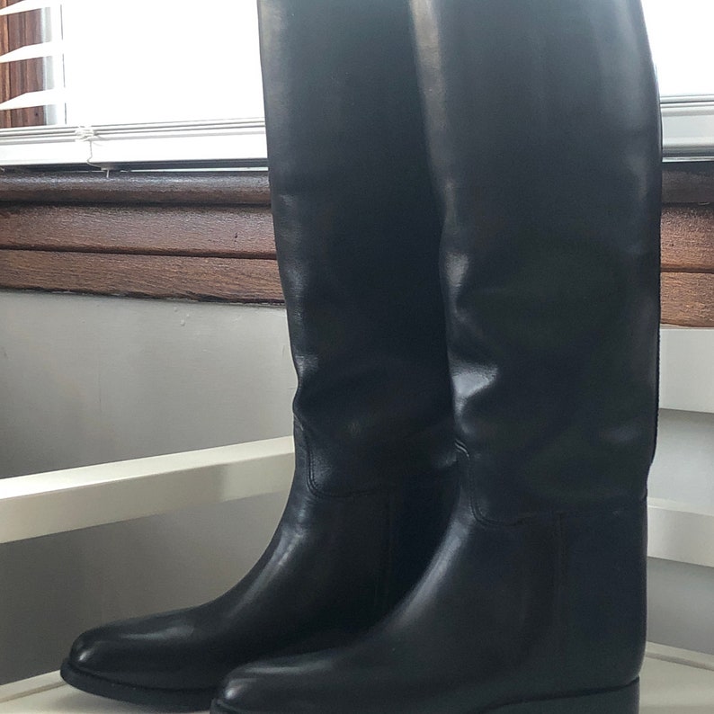 Vintage 5.5 Windsor Riding Knee-high Black Horseback Riding
